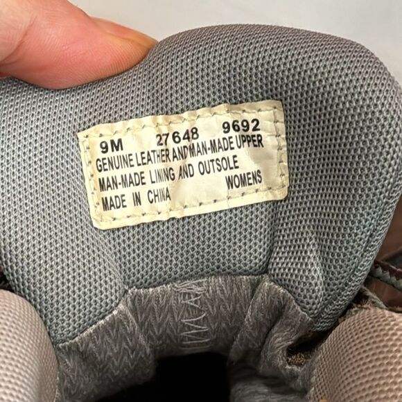 Timberland Women's Gannon mid Gore Tex Brown Leather Hiking Trail Work Boots 9 - Picture 4 of 12